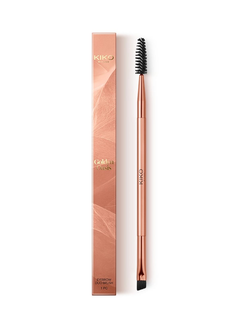 GOLDEN OASIS EYEBROW DUO BRUSH