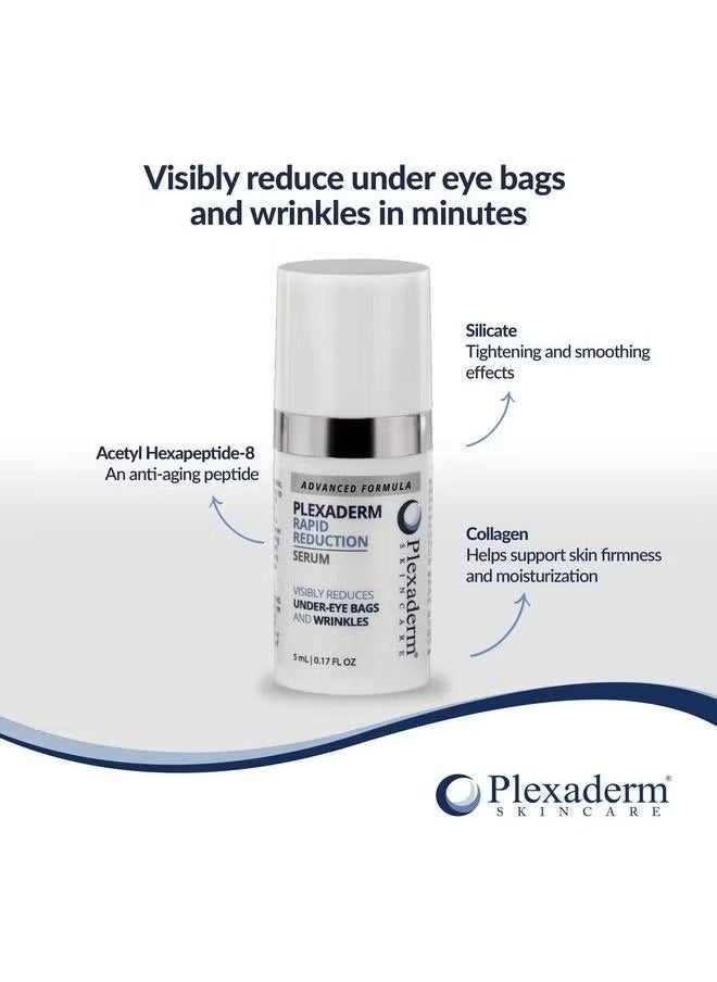 Rapid Reduction Eye Serum Advanced Formula Anti Aging Serum Visibly Reduces Undereye Bags Wrinkles Dark Circles Fine Lines & Crow'S Feet Instantly Instant Wrinkle Remover For Face