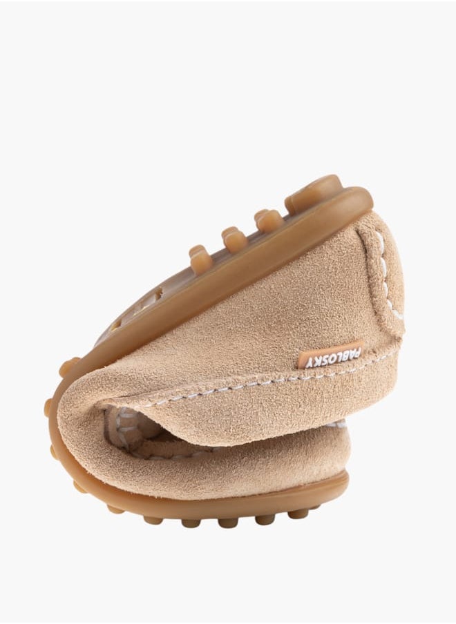 Boys' Textured Slip-On Moccasins