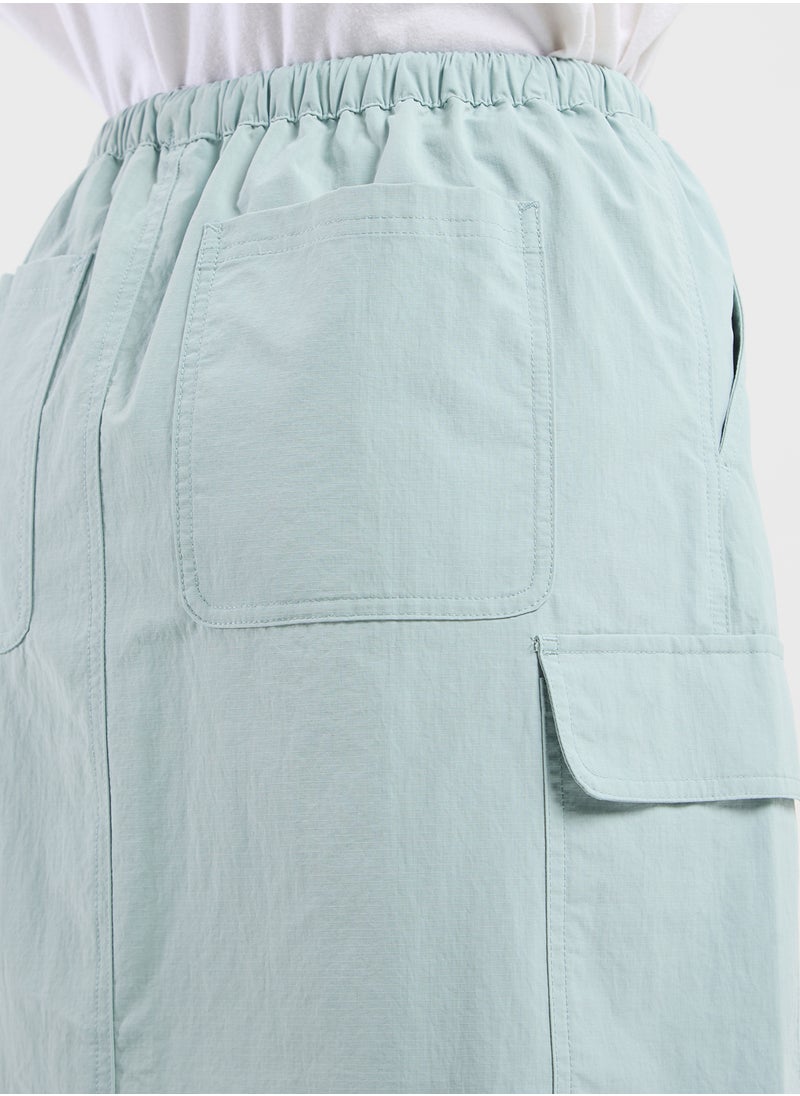 Riley Parachute Cargo Skirt