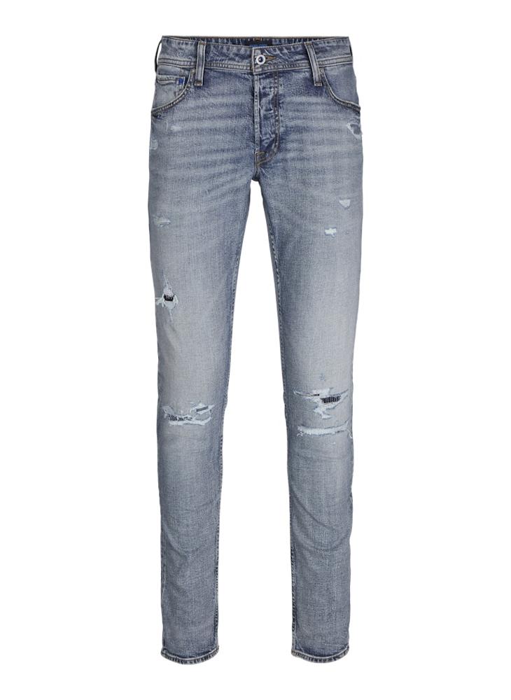 Mid Wash Distressed Jeans