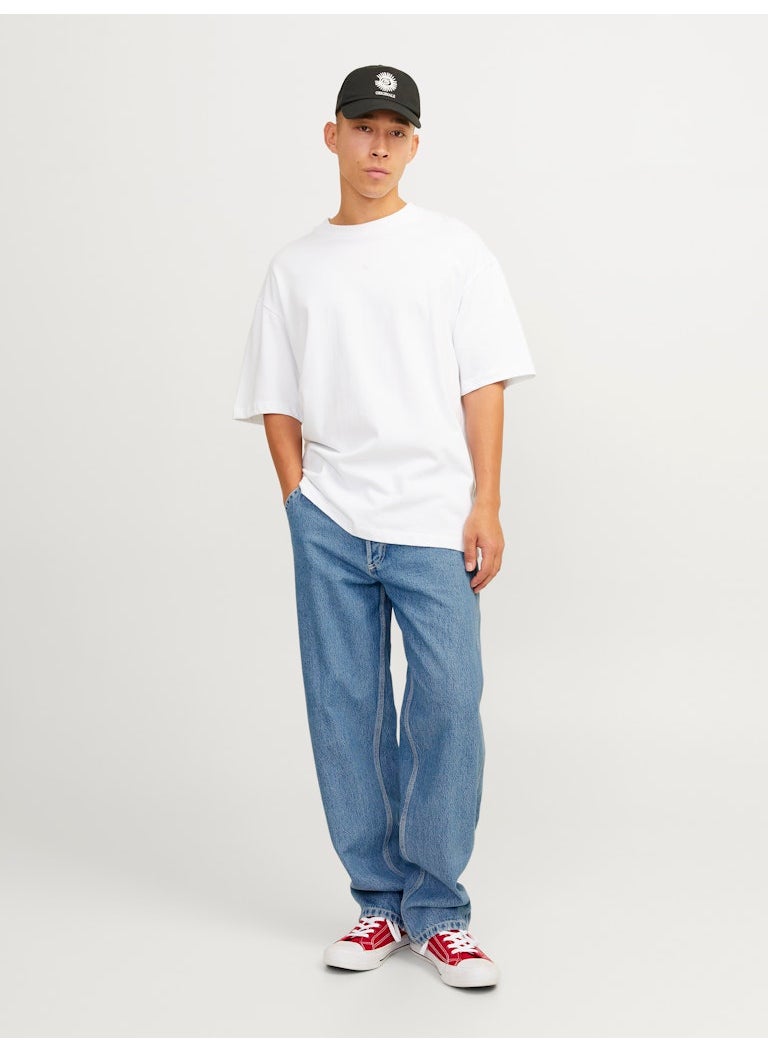Jjieddie Jjcarpenter Sbd 491 Light Wash Loose Fit Jeans