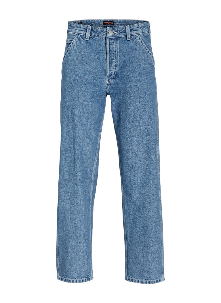 Jjieddie Jjcarpenter Sbd 491 Light Wash Loose Fit Jeans