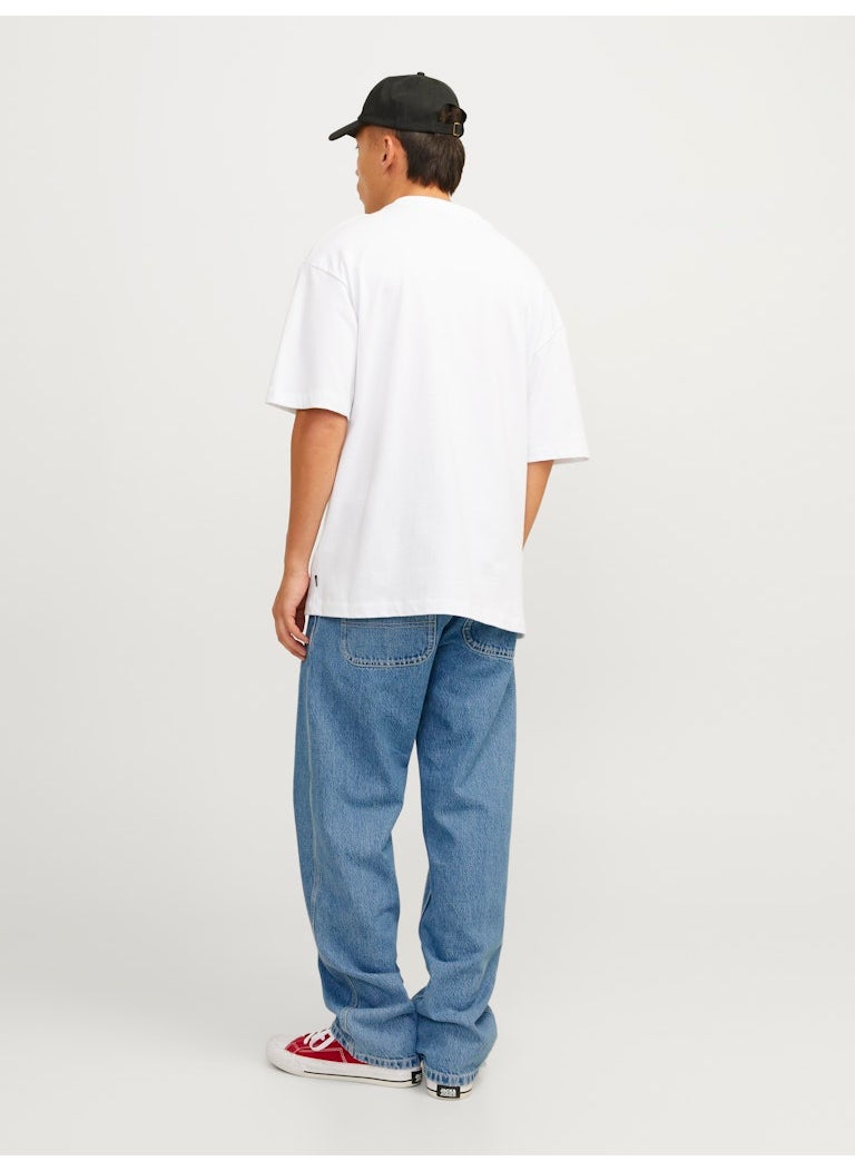 Jjieddie Jjcarpenter Sbd 491 Light Wash Loose Fit Jeans