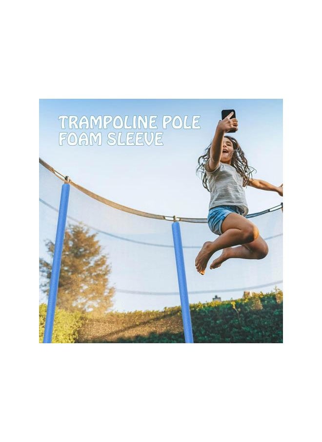 Trampoline Pole Covers - Protective Foam | Safe and Cover Accessories Replacement for Padding or Bumper , Blue