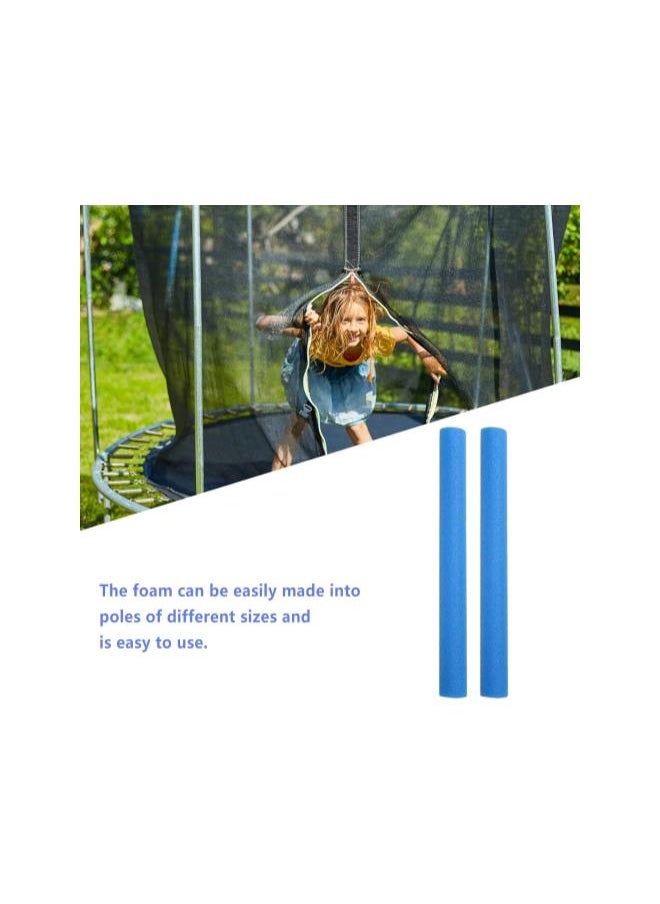 Trampoline Pole Covers - Protective Foam | Safe and Cover Accessories Replacement for Padding or Bumper , Blue