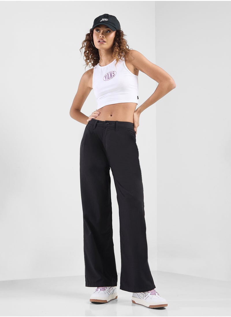 Name Drop Fitted Crop Tank