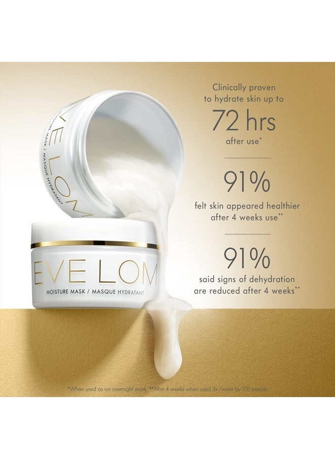 Overnight Moisture Mask - Ultra-Hydrating Facial Mask for Deeply Nourishing Skin - Plumping & Smoothing Formula for Radiant Complexion - Long-Lasting Hydration for 72 Hours - 100ml