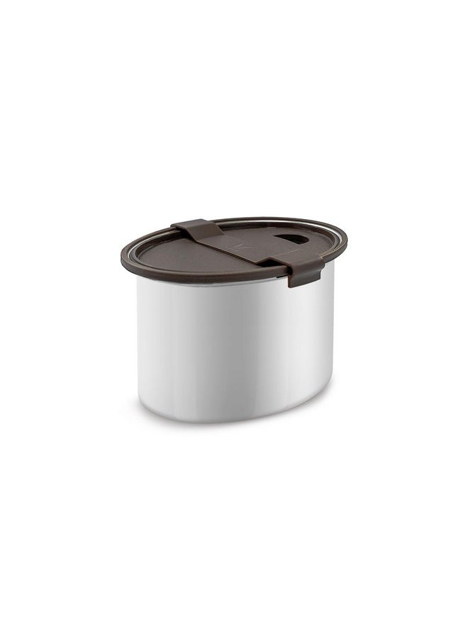 VAYA YumBytes Stainless Steel Snack Box, Leak-Resistant Snack Container for Kids & Adults, Perfect for School, Work, and Travel, 700 ml, Stainless Steel Finished