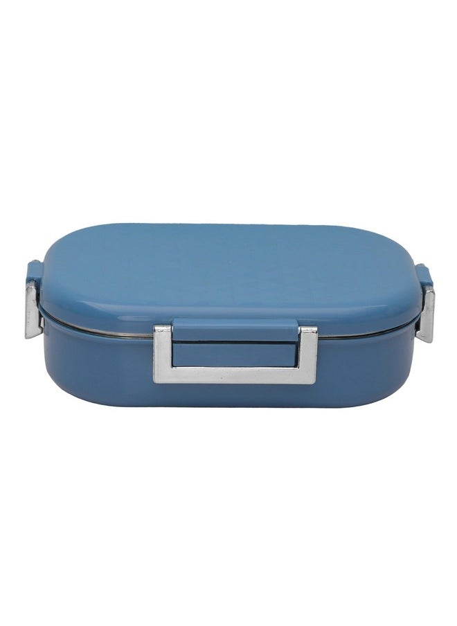 JAYPEE Snapsteel Stainless Steel Insulated Lunch Box Blue, 650 ml, Airtight Tiffin Box for School Kids | Spillproof with Silicon Seal | Food Grade | BPA Free