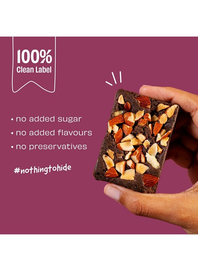 Protein Bars | Double Cocoa | Pack Of 6 X 52G Each | No Added Sugar | No Preservatives | No Artificial Sweeteners | No Gluten Or Soy | All Natural Ingredients