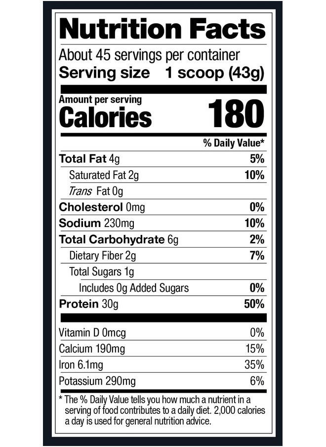 Vega Premium Sport Protein Peanut Butter Protein Powder, Vegan, Non Gmo, Gluten Free Plant Based Protein Powder Drink Mix, Nsf Certified For Sport, 4Lb 4.1 Oz