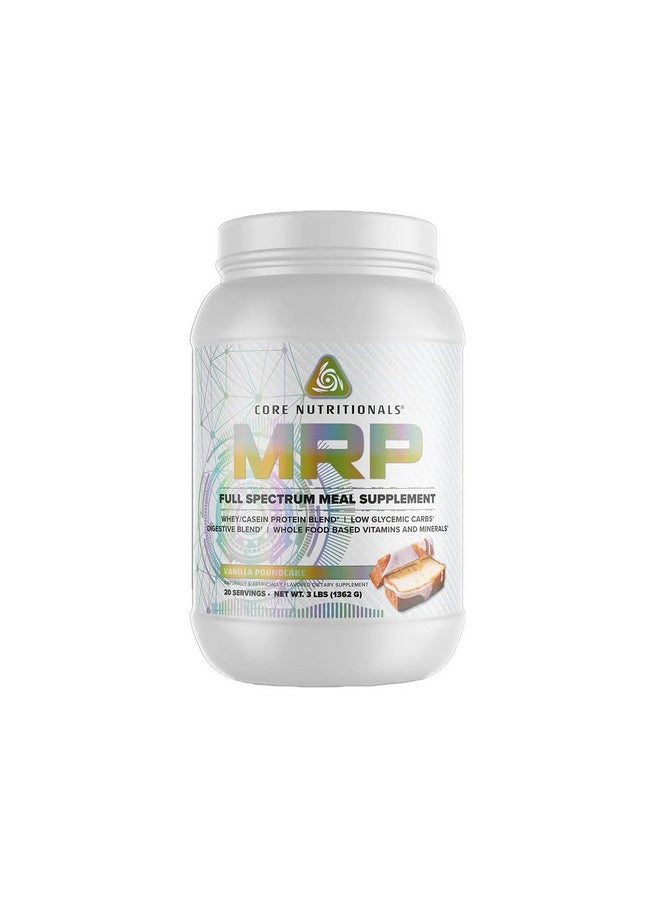Platinum Mrp Full Spectrum Meal Replacement, Sustained Release For All Day Amino Acid Support, 27G Protein, 20 Servings (Vanilla Poundcake)