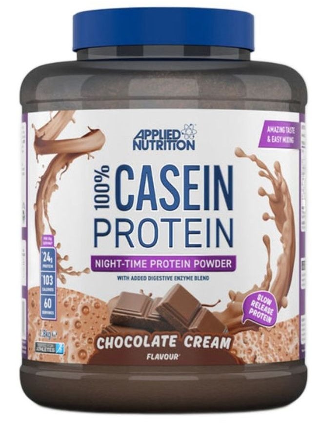 Applied Nutrition Casein Protein Powder Chocolate Cream 1.8kg - 60 Servings