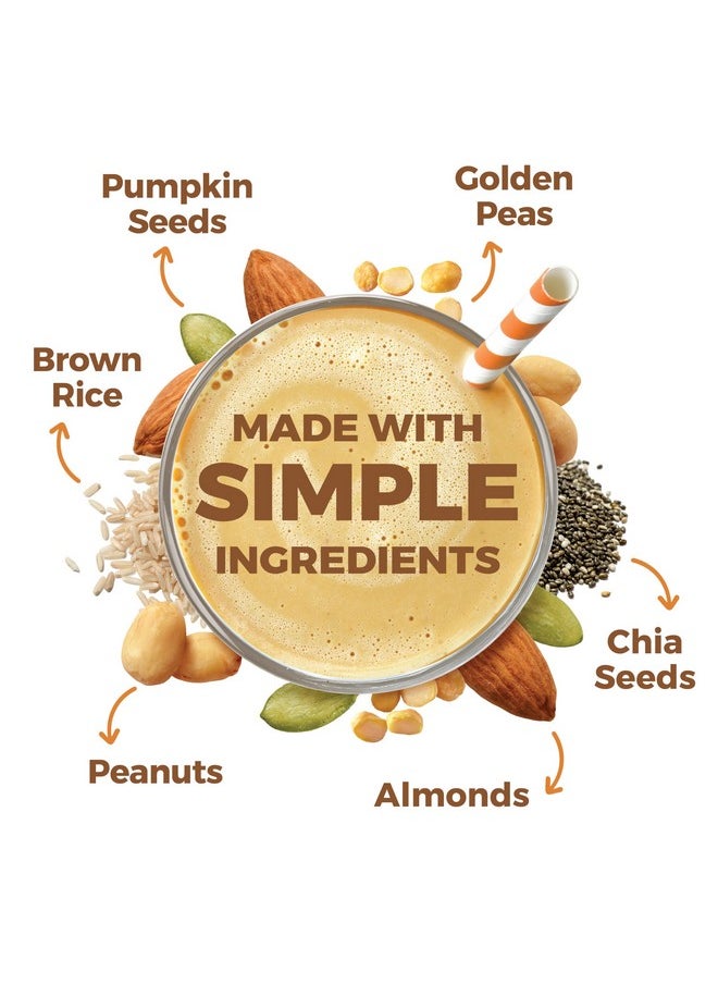 Orgain Organic Simple Vegan Protein Powder, Peanut Butter - 20g Plant Based Protein, With less Ingredients, No Artificial Sweeteners, Gluten Free, No Lactose Ingredients, 1.25 lb (Packaging May Vary)