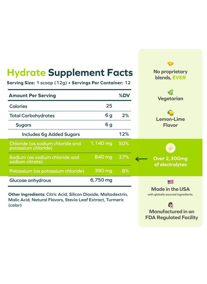Cheers Hydrate | Oral Rehydration Solution | Electrolytes For Rapid Hydration After Drinking | Lemon Lime Flavor | 12 Servings | Electrolyte Supplement With Sodium, Potassium, Glucose