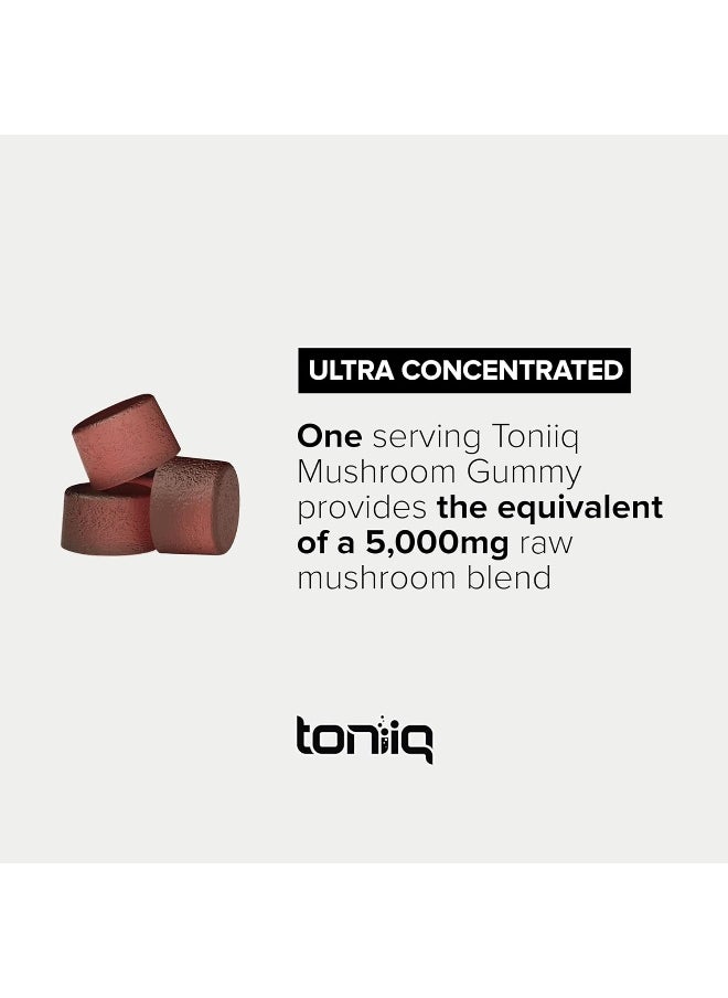5,000Mg Highly Potent Mushroom Gummies With Lion'S Mane 10:1 Ultra Concentrated Extract