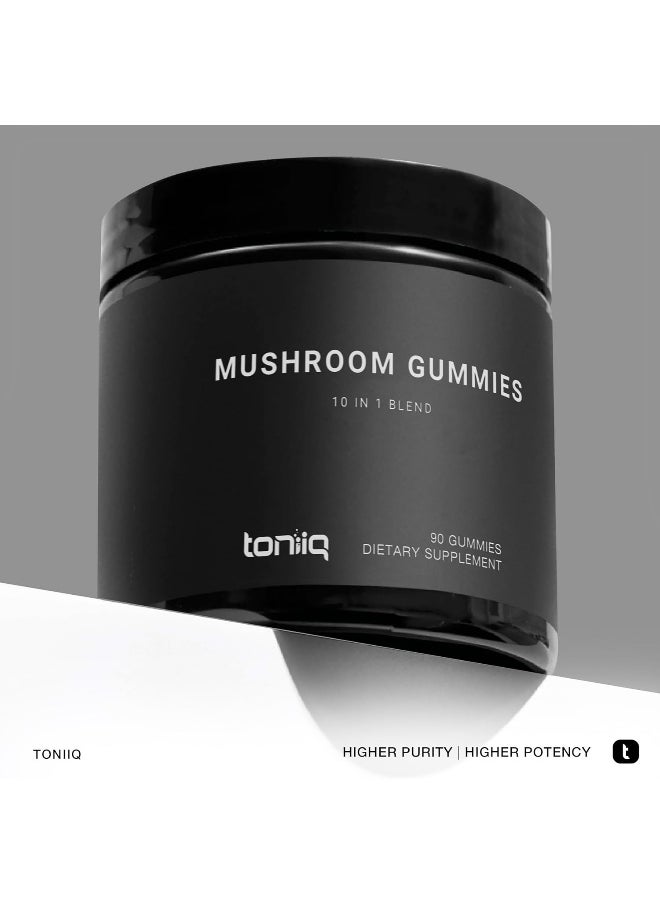 5,000Mg Highly Potent Mushroom Gummies With Lion'S Mane 10:1 Ultra Concentrated Extract