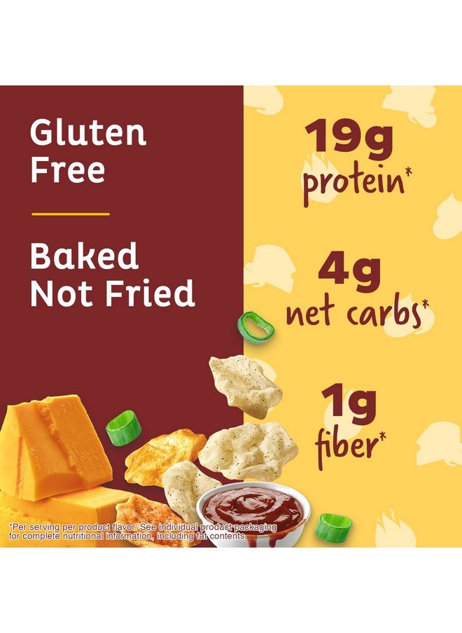 Quest Nutrition Protein Chips Variety Pack, BBQ, Cheddar & Sour Cream, Sour Cream & Onion, High Protein, Low Carb, 1.1 oz (Pack of 12)