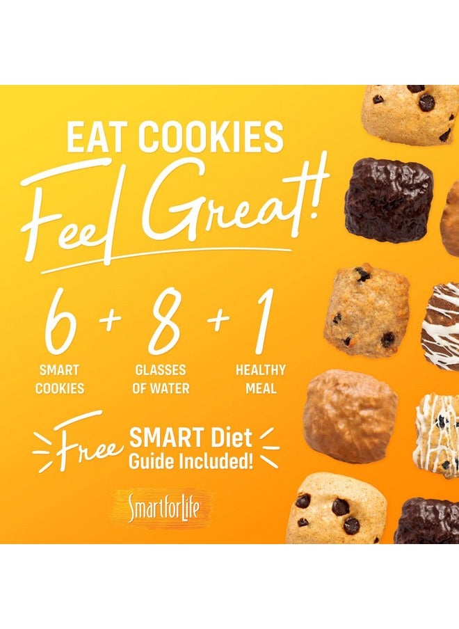 Smart for Life High Protein Cookie Diet - Chocolate Chip 1 Week Supply - Low Carb Cookies Meal Replacement - High Fiber Cookies