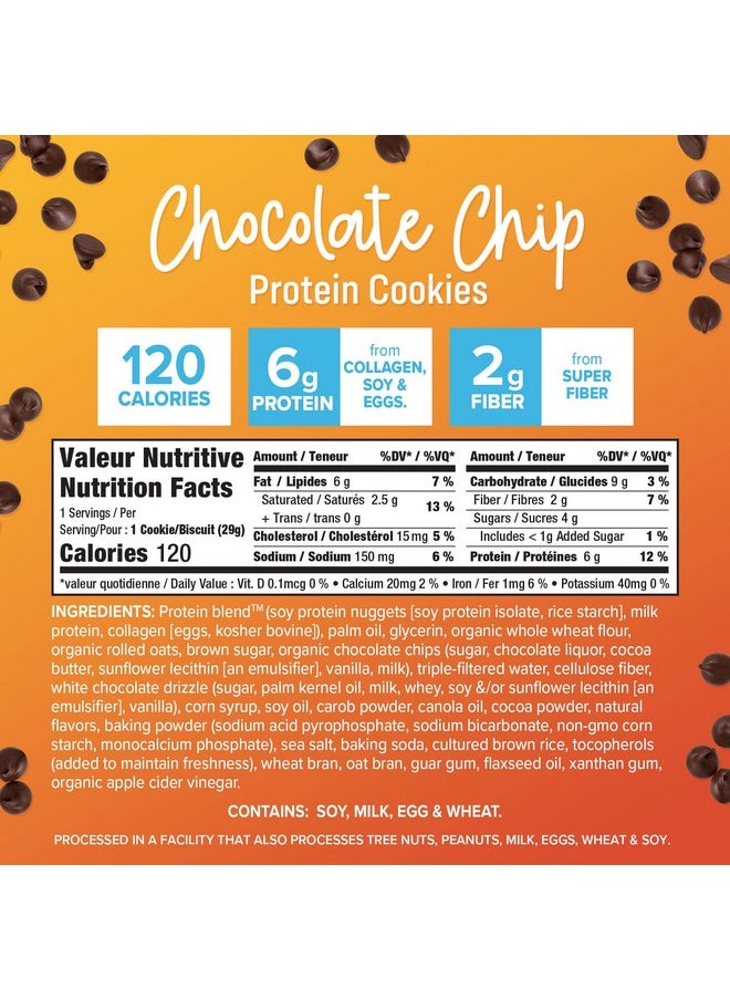 Smart for Life High Protein Cookie Diet - Chocolate Chip 1 Week Supply - Low Carb Cookies Meal Replacement - High Fiber Cookies