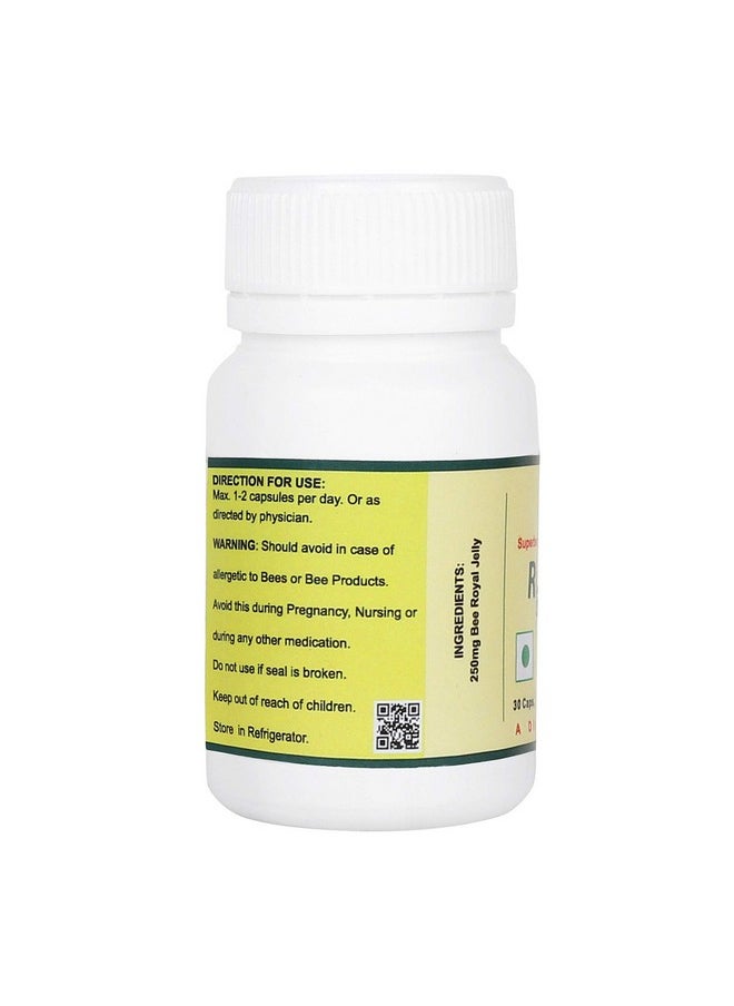 Royal Jelly Capsule,250Mg -A Pack Of 30 Capsules