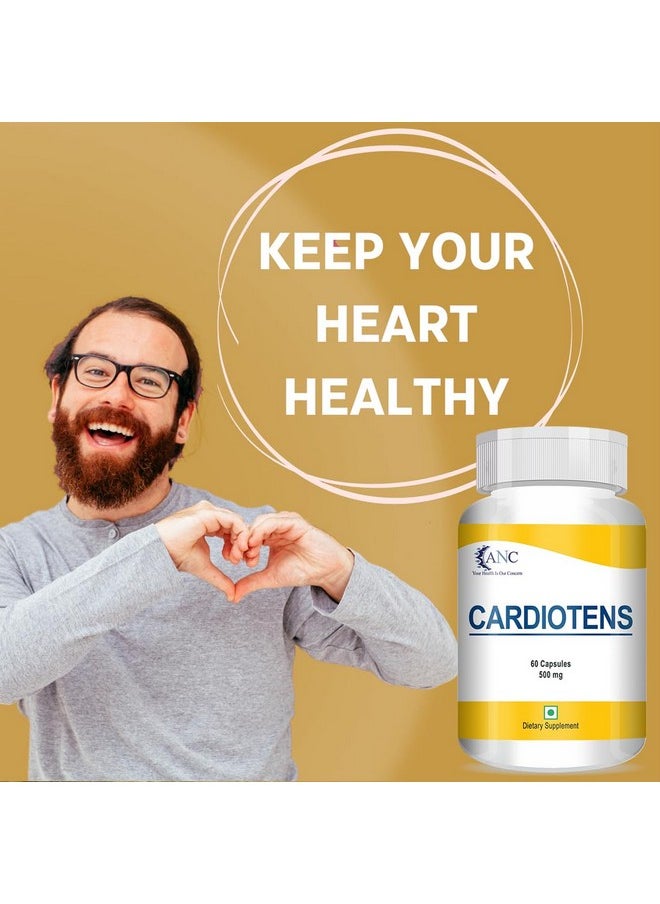 Cardiotens & Cardiotens Plus With Arjuna Extract & Moringa Extract For Heart Health Supplement, Antioxidants 60 Capsules (Pack Of 2) (Cardiotens + Cardiotens Plus)