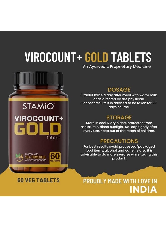 Virocount+ Gold Tablets (120 Veg Tablets)