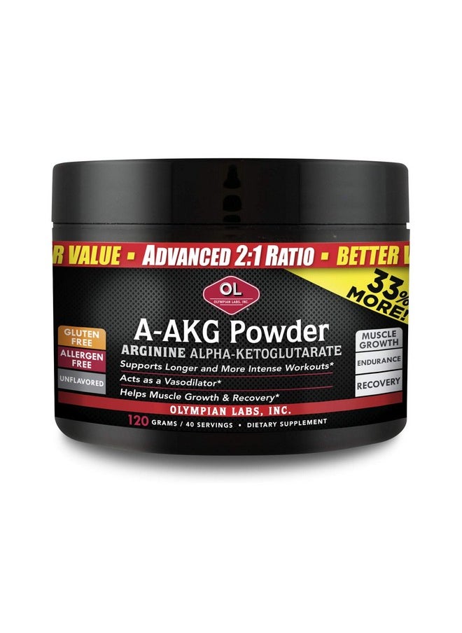 Olympian Labs A-AKG Powder, 40 Servings, 4.2 Oz