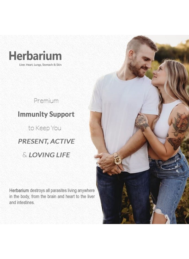 Herbarium 500Mg Support Supplements To Protects Liver, Heart, Lungs, Stomach & Skin From Parasites For Men & Women 60 Capsules (Pack Of 1)