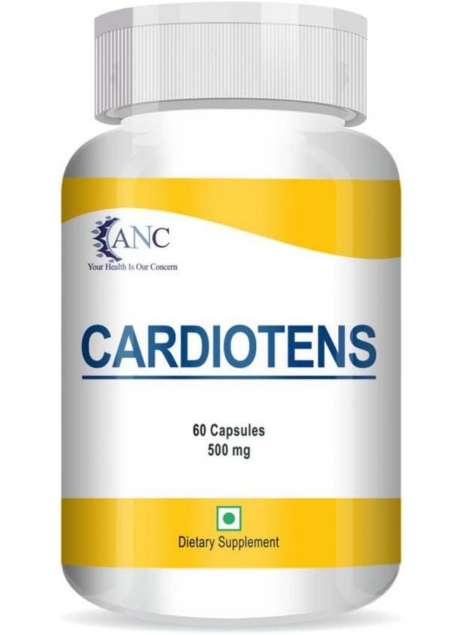 Cardiotens With Arjuna Extract & Moringa Extract Heart Health Supplement Veg (60 Capsules) For Men & Women -Pack Of 1