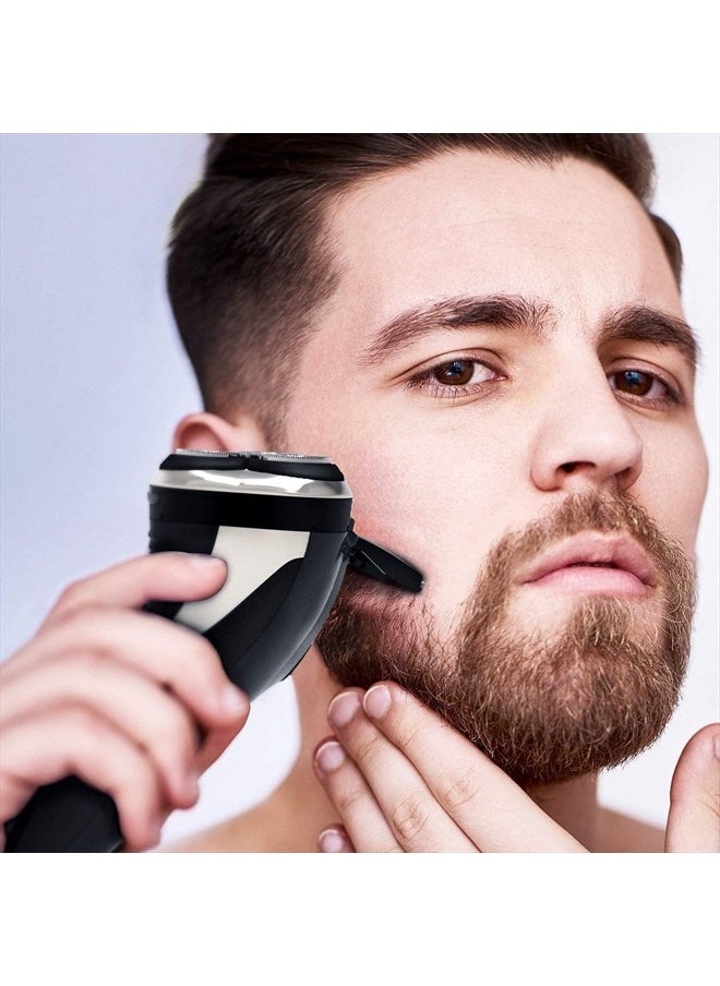 Electric Shaver Rotary Razor Men Cordless Beard Trimmer Pop-Trimmer Waterproof