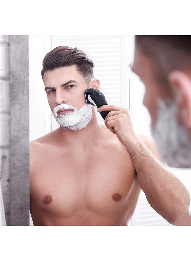 Electric Shaver Rotary Razor Men Cordless Beard Trimmer Pop-Trimmer Waterproof