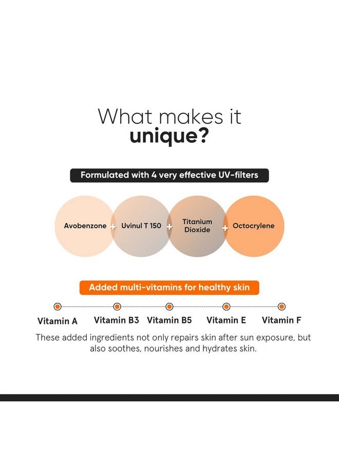 Minimalist Sunscreen SPF 50 PA++++ | Clinically Tested in US (In-Vivo) | Lightweight with Multi-Vitamins | No White Cast | Broad Spectrum | For Women & Men | 100g (Pack of 1)