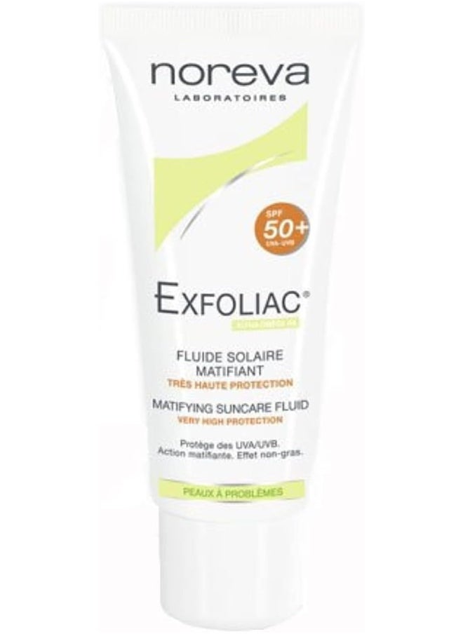 Exfoliac Matifying Suncare Fluid, 40Ml
