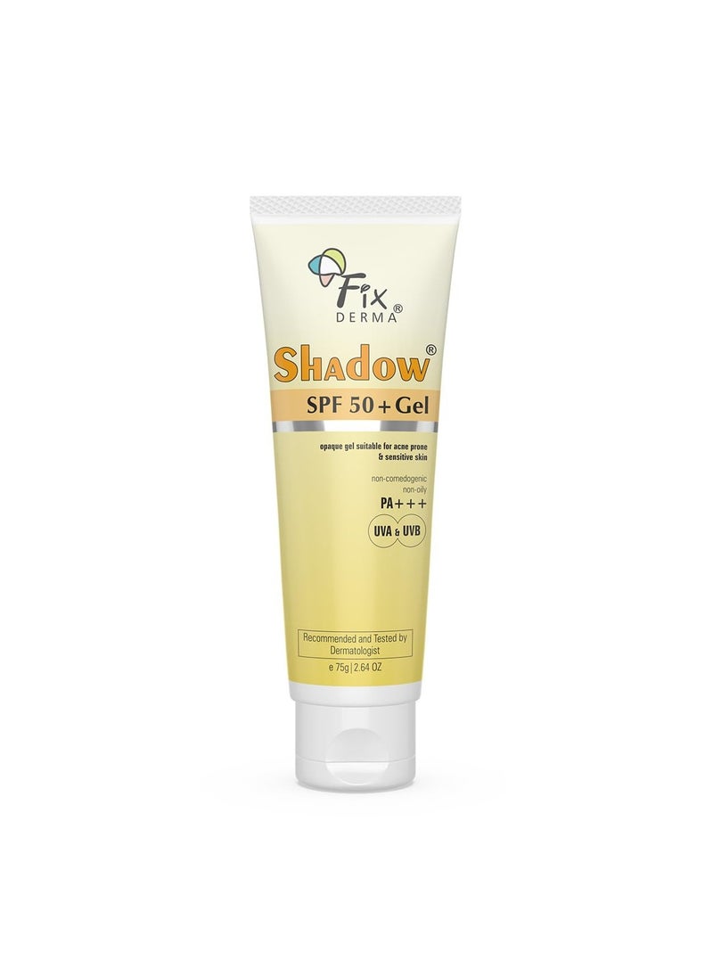 Shadow Sunscreen Gel Broad Spectrum Sunscreen For UVA & UVB Protection | Sunscreen For Women & Men - 75gm