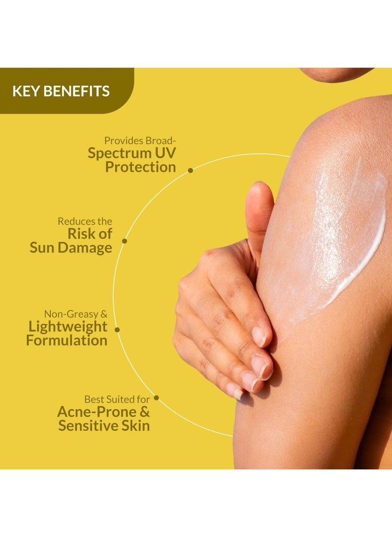 Shadow Sunscreen Gel Broad Spectrum Sunscreen For UVA & UVB Protection | Sunscreen For Women & Men - 75gm