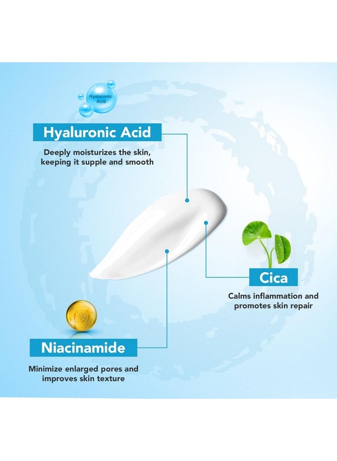 Lotus Professional Cica + Hyaluronic Acid SPF 50 PA+++ Sunscreen Serum For Broad Spectrum, UVA, UVB & Blue Light Protection For All Skin Types - 30ml