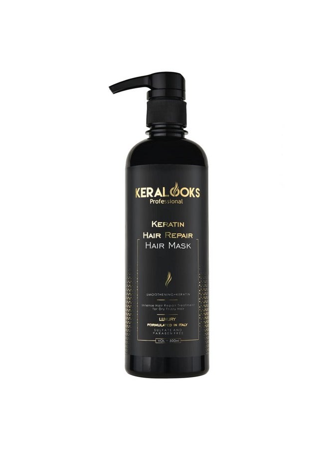 Keralooks Professional® Smoothing Plus Keratin Hair Mask For Dry And Frizzy Damaged Hair. (500 ml)