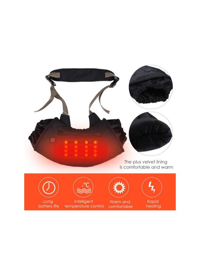 Heated Hand Muff, Electric Hand Warmer Waterproof Adjustable Heating Handbag Great for Hunting Ice Fishing Camping, Warm Gifts Football Hand Warmer Pouch