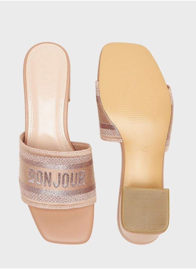 One Strap Sandals