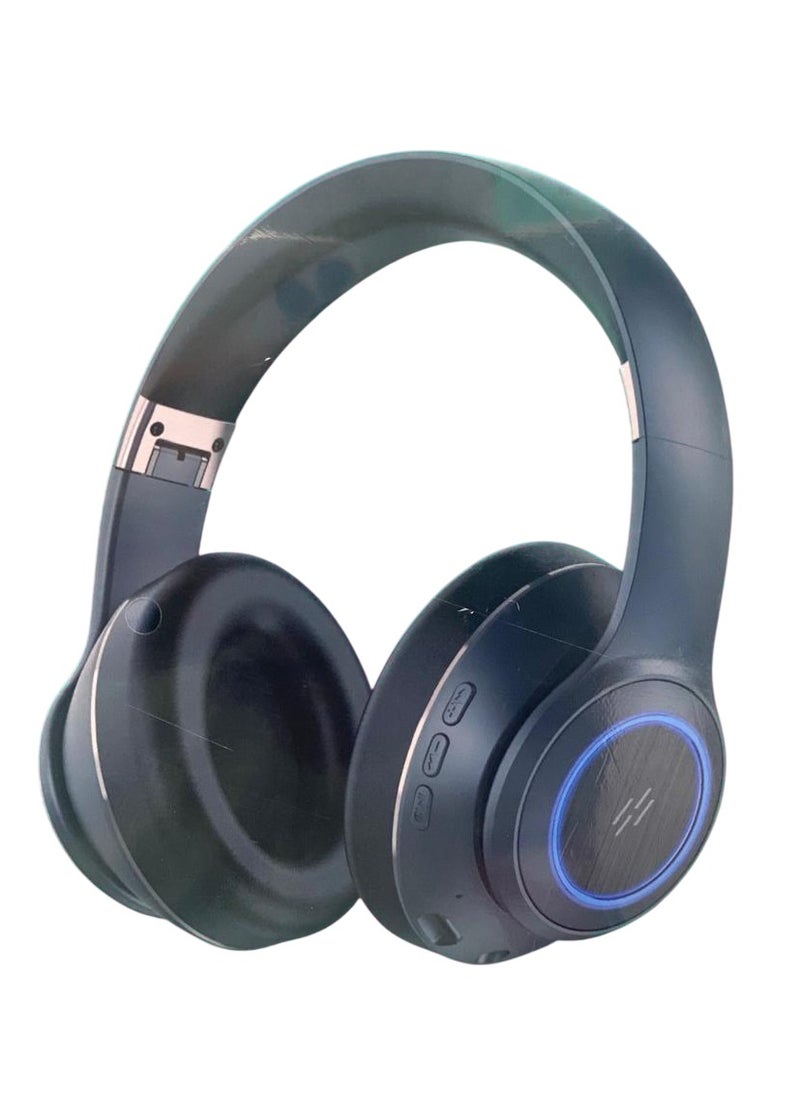 ZB80 BLUETOOTH HEADPHONE, TYPE-C CHARGING PORT, 7 COLOR LED, 7 HOURS PLAY TIME