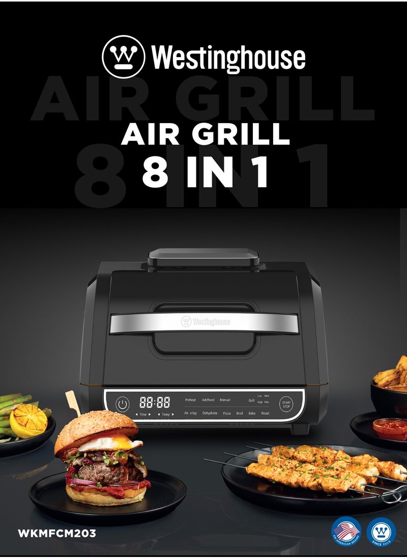 Air Grill 8-in-1 – Grill, Air Fry, Roast, Broil, Bake, Dehydrate, Pizza Mode Westinghouse WKMFCM203