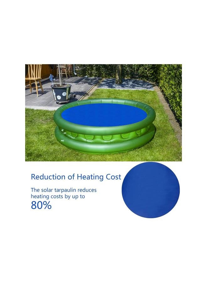 8/10 FT Round Pool Cover Rainproof Durable Cloth Pool Cover Swimming Pool Insulation Film for Above Ground Pool