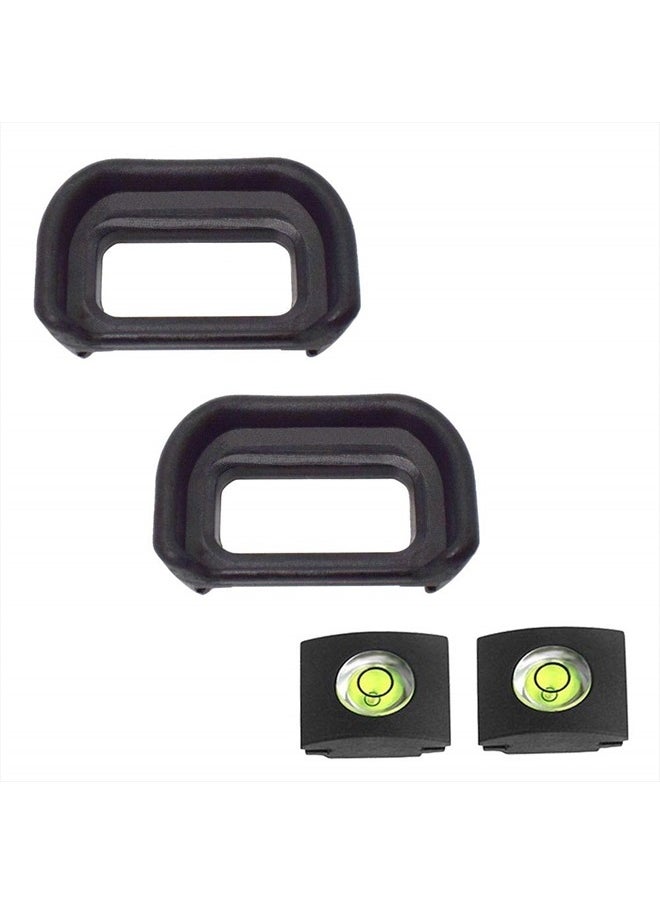 Eyepiece Eyecup Viewfinder Eye Cup for Sony Alpha A6500 A6400 A6600 Camera for viewfinder (2-Pack),ULBTER FDA-EP17 Eyepiece Eye Cup with Hot Shoe Cover (FAD-EP17)