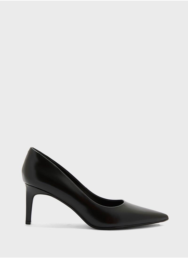 Leather Stiletto Pumps