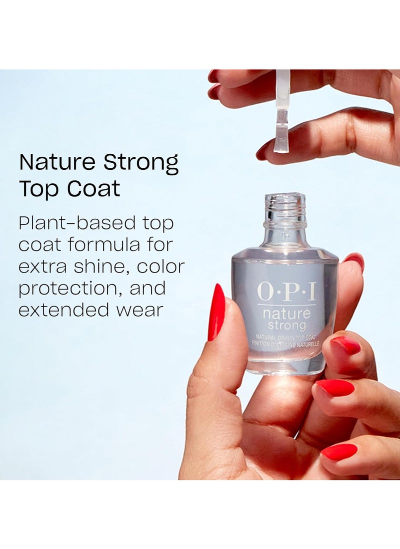 Top Coat | 15 ml | Transparent Nail Paint with High Gloss Finish | Clear Top Coat Nail Polish | Long Lasting, Protects Against Chipping of Nail Lacquer