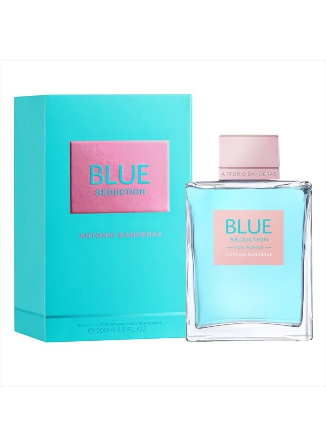 Antonio Banderas Blue Seduction Eau De Toilette Spray for Women, 6.7 Ounce