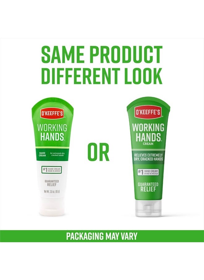 Working Hands Hand Cream; 3 oz Tube and Night Treatment Hand Cream; 3 oz Tube