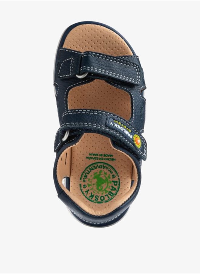 Boys' Strappy Sandals With Hook And Loop Closure